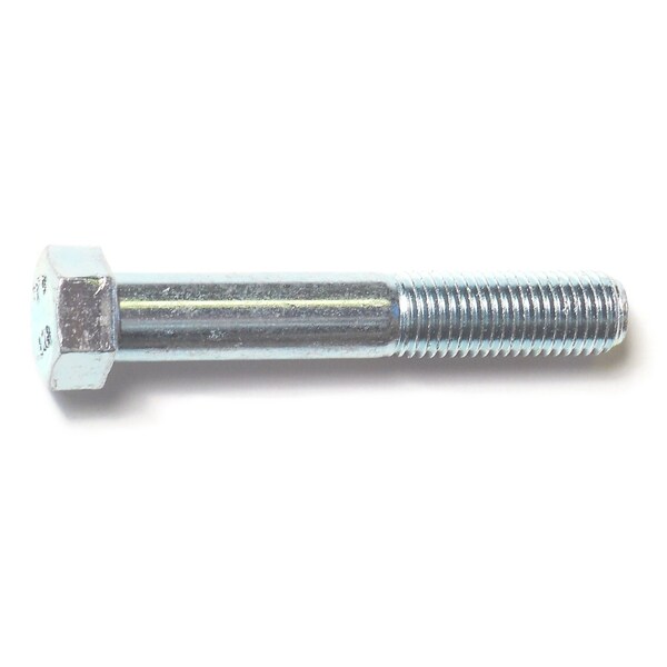 Midwest Fastener Class 8.8, M10-1.25 Hex Head Cap Screw, Zinc Plated Steel, 60 mm L, 4 PK 31042 - main